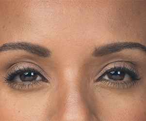 Close up of woman's eyes